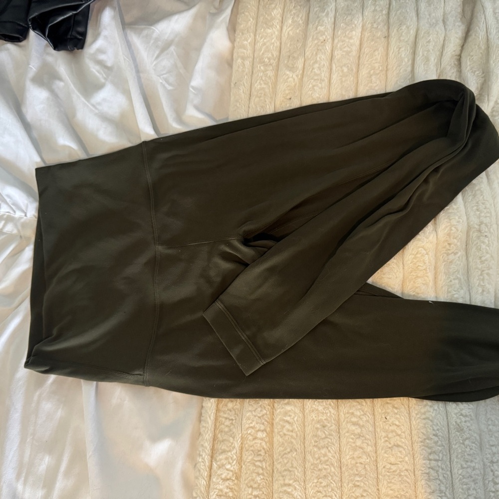Olive Green Lulu lemon leggings